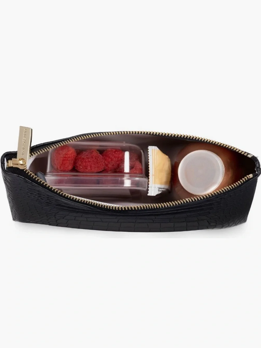 Modern Picnic Insulated Snack Pouch in Black